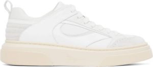 Ferragamo White Cassina Sneakers