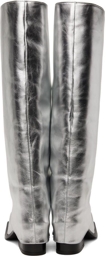 FIDAN NOVRUZOVA Silver Havva Boots - Picture 3