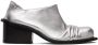 FIDAN NOVRUZOVA Silver Convertible Mules - Thumbnail 1