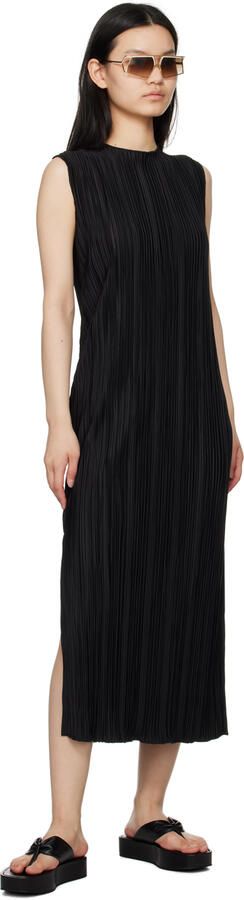 Filippa K Black Gathered Sandals - Picture 4