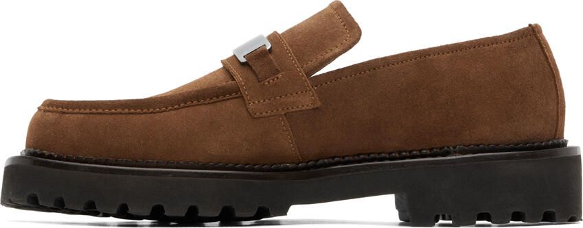 Filippa K square-toe suede loafers Neutrals - Picture 3