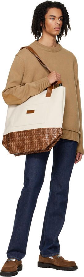 Filippa K square-toe suede loafers Neutrals - Picture 4