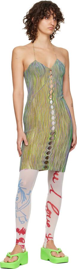 ForBitches Green Platform Flip Flops - Picture 4