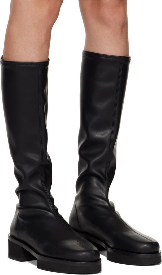 FRAME Black 'Le Remi' Knee Boots - Picture 3