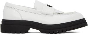 Fred Perry White Tassel Loafers