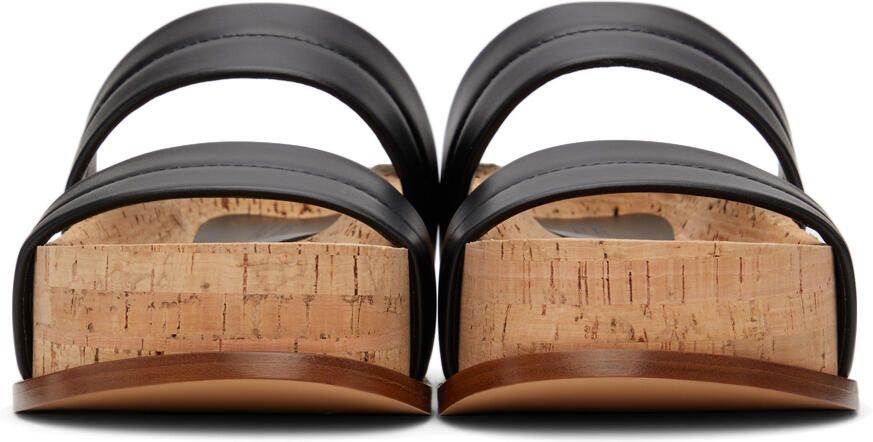 Gabriela Hearst Black Striker Flat Sandals - Picture 3