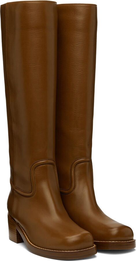 Gabriela Hearst Brown Marion Boots - Picture 3
