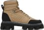 GANNI Beige Cleated Hiking Boots - Thumbnail 1