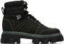 GANNI Black Cleated Hiking Boots - Thumbnail 1