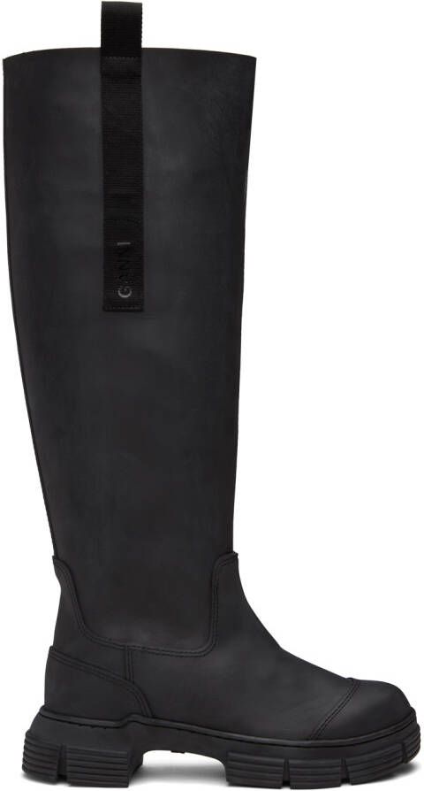 GANNI Black Country Tall Boots