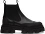 GANNI Black Cleated Low Chelsea Boots - Thumbnail 1
