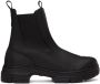 GANNI Black Recycled Rubber City Boots - Thumbnail 1