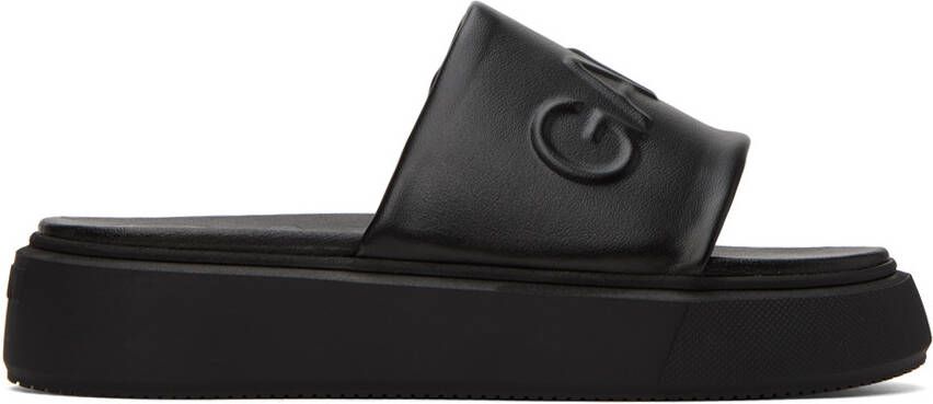 GANNI Black Sporty Mix Sandals