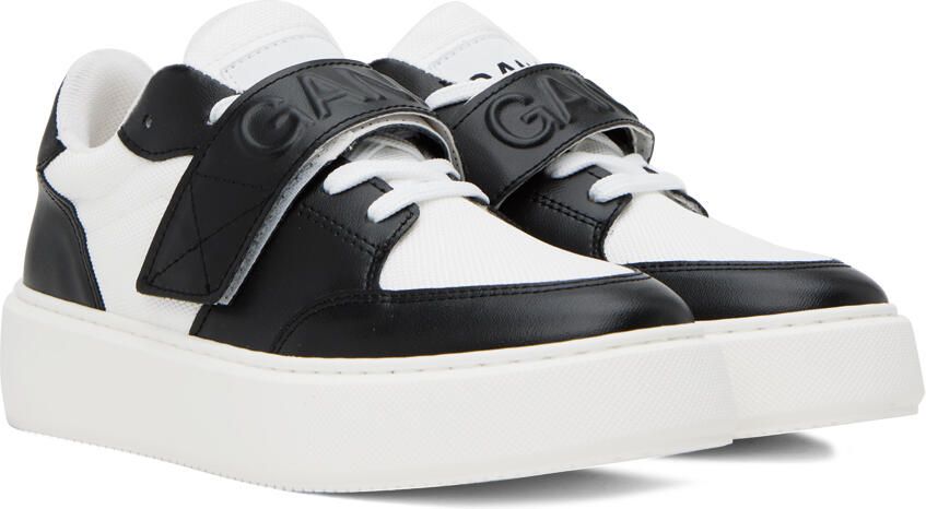 GANNI Black & White Sporty Sneakers - Picture 2