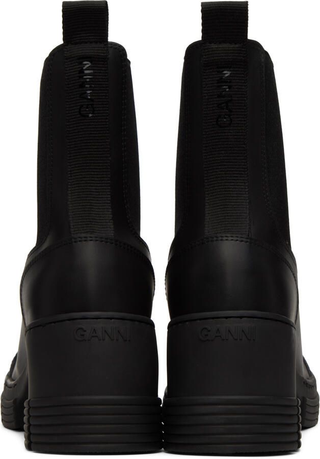GANNI Black City Boots - Picture 3