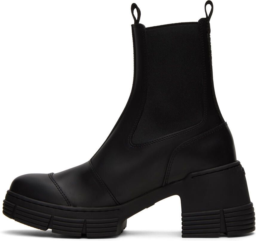 GANNI Black City Boots - Picture 2