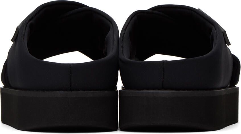 GANNI Black Crossover Sandals