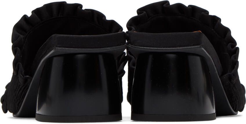 GANNI Black Smock Mules
