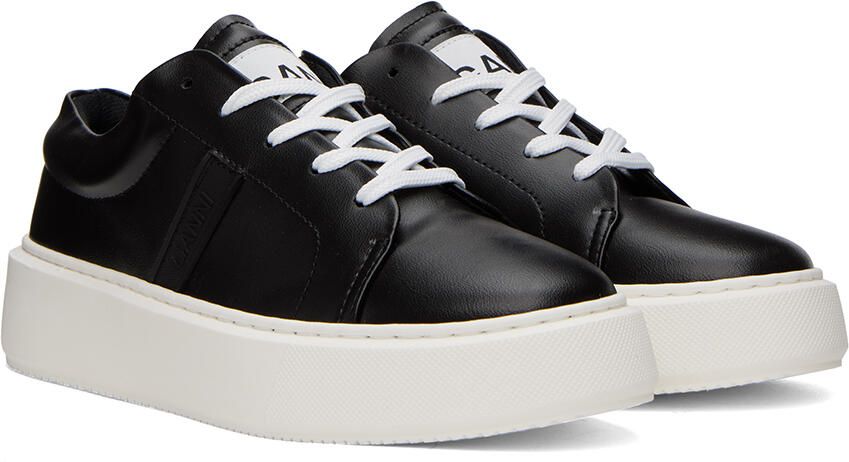 GANNI Black Sporty Sneakers - Picture 2