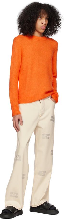 GANNI Black Sporty Mix Sandals - Picture 8