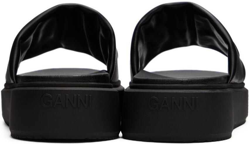 GANNI Black Sporty Mix Sandals