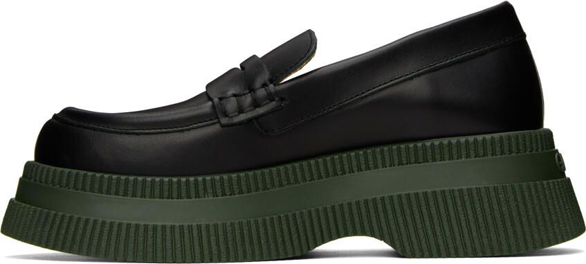 GANNI Black Wallaby Creepers Loafers - Picture 3