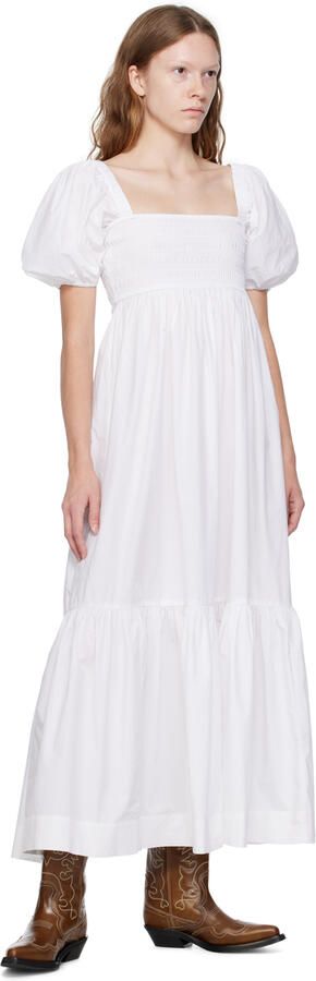 GANNI Brown Embroidered Western Boots - Picture 4