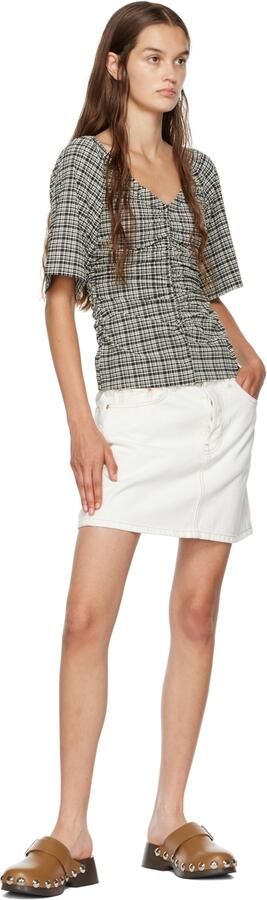 GANNI Brown Studded Clogs - Picture 4