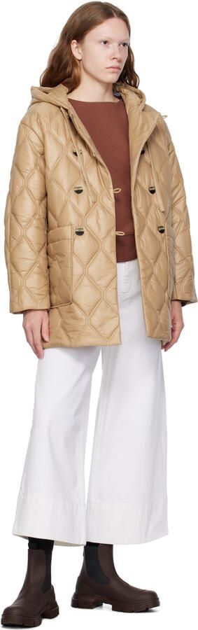 GANNI Burgundy City Boots - Picture 4