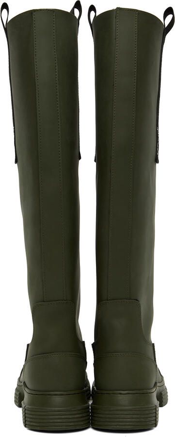 GANNI Green Country Boots - Picture 6