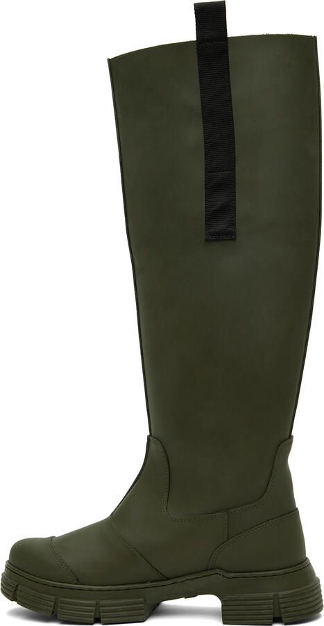 GANNI Green Country Boots - Picture 2