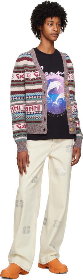 GANNI Orange Crop City Boots - Picture 4