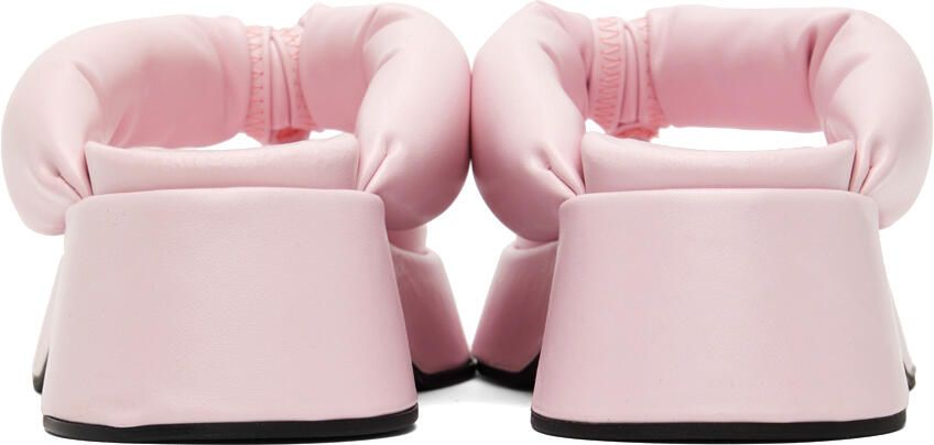 GANNI Pink Retro Thong Platform Sandals