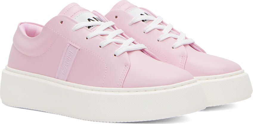 GANNI Pink Sporty Sneakers - Picture 2
