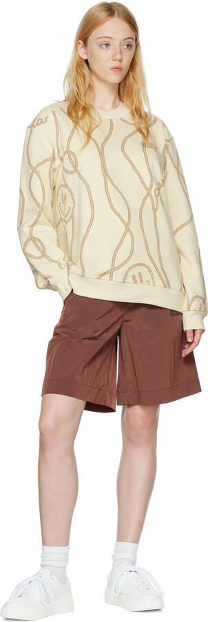 GANNI White Sporty Sneakers - Picture 4