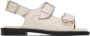 GANNI Off-White Embroidered Western Sandals - Thumbnail 1