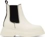 GANNI White Creepers Chelsea Boots - Thumbnail 1