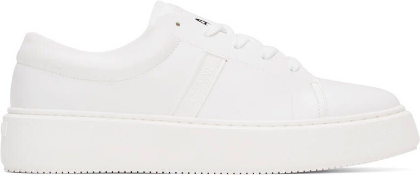 GANNI White Sporty Sneakers