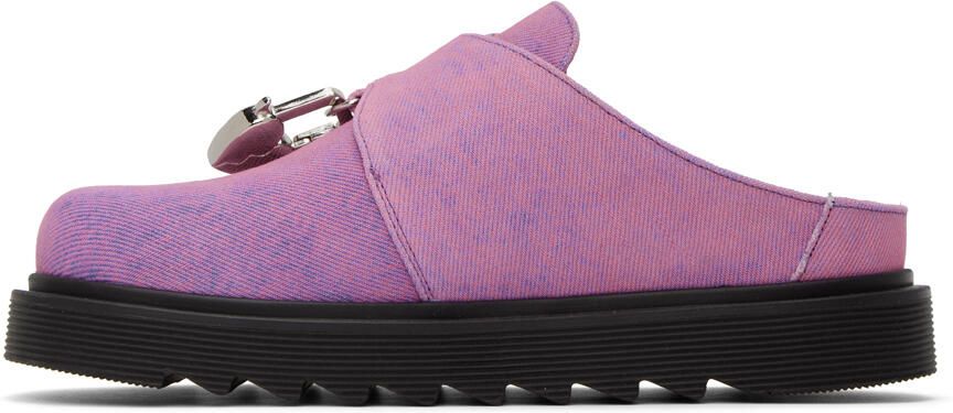 GCDS Pink Bleached Mules - Picture 3