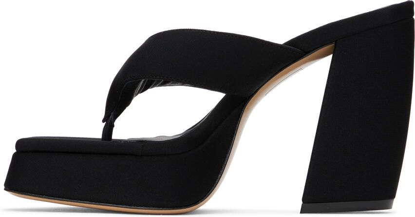 GIABORGHINI Black Gia 17 Heeled Sandals - Picture 3