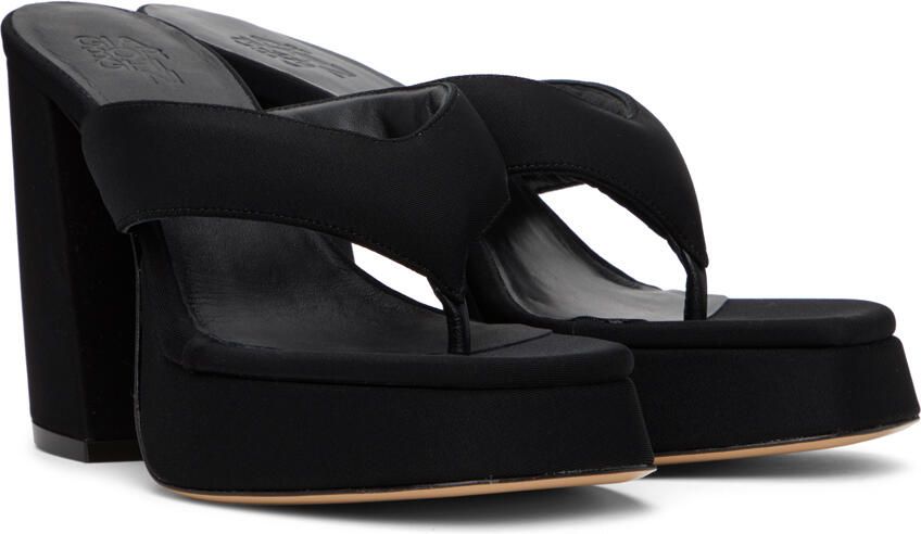 GIABORGHINI Black Gia 17 Heeled Sandals - Picture 2