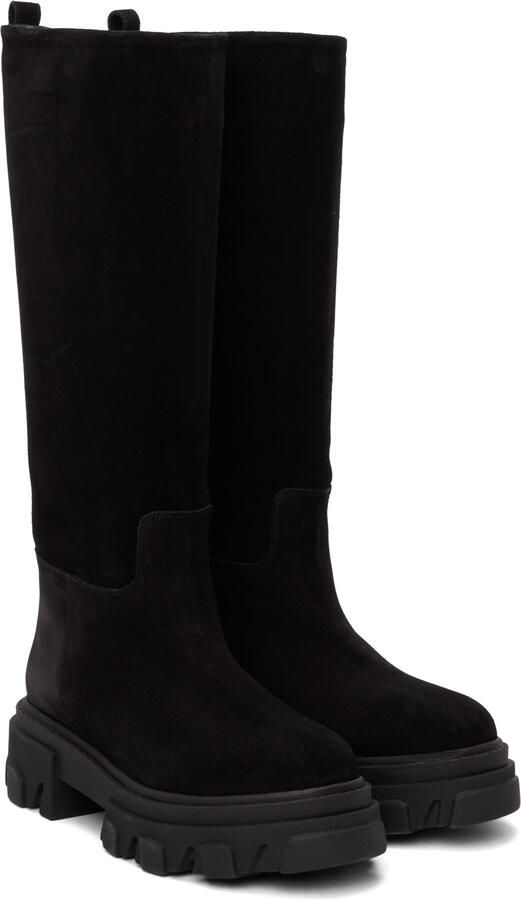 GIABORGHINI Black Perni 07 Suede Boots - Picture 3