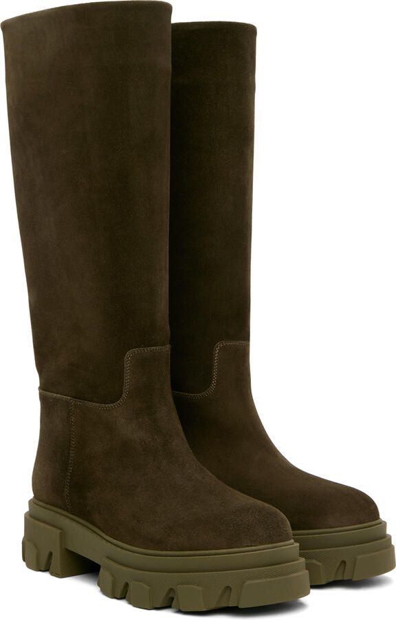 GIABORGHINI Khaki Perni 07 Mid-Calf Boots - Picture 2