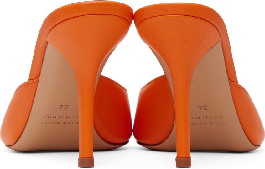 GIABORGHINI Orange Pernille Teisbaek Edition Perni 04 Heeled Sandals