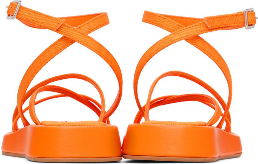 GIABORGHINI Orange Rosie 16 Sandals