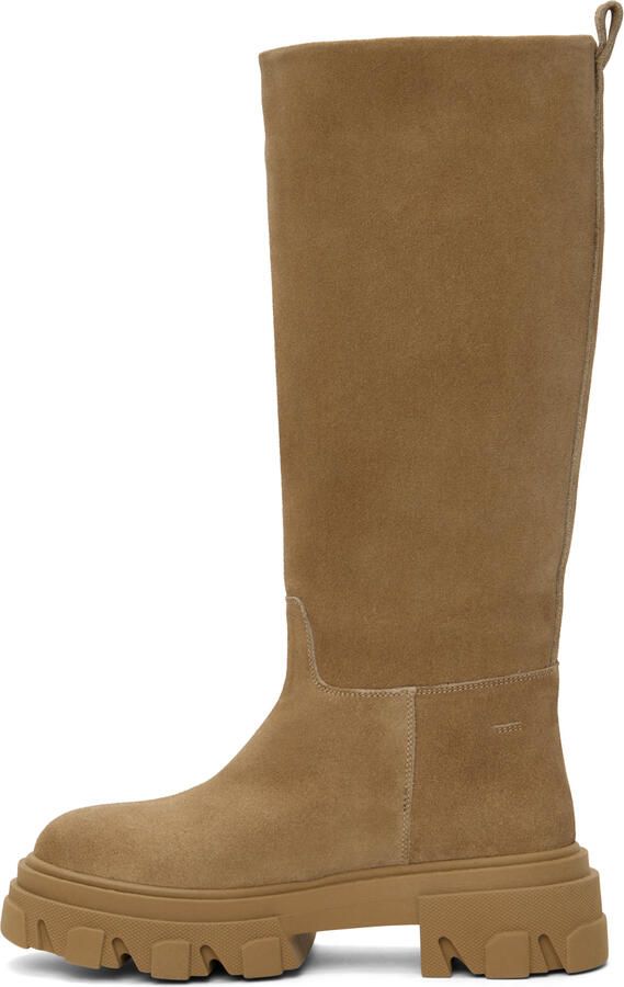 GIABORGHINI Tan Perni 07 Suede Boots