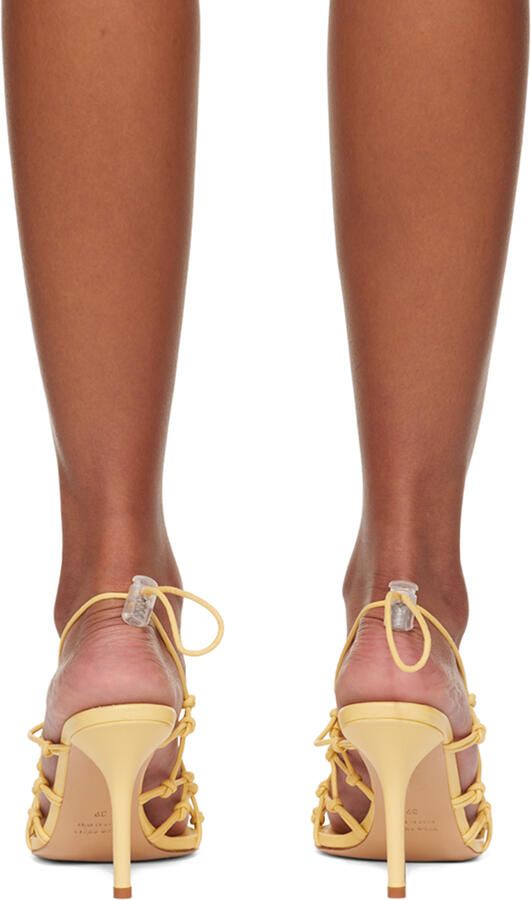 GIABORGHINI Yellow Gia 11 Heels - Picture 5