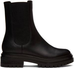 Gianvito Rossi Black Chester Boots