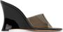 Gianvito Rossi Black Elle 95 Heeled Sandals - Thumbnail 1