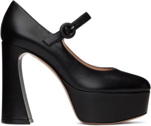 Gianvito Rossi Black Mary Jane Heels